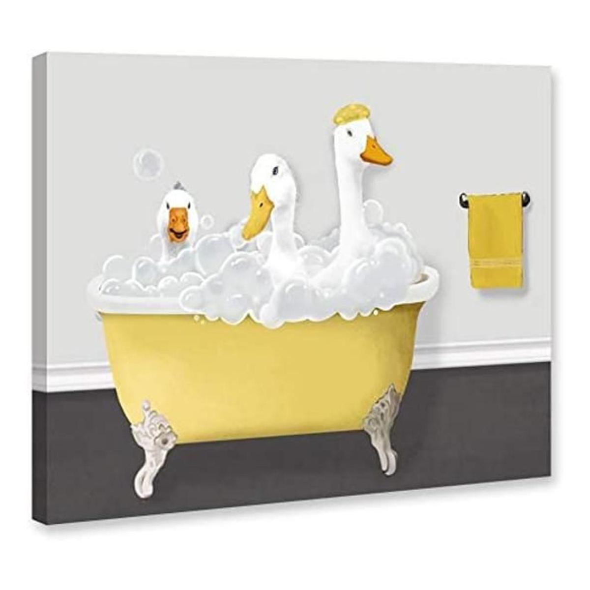 Genius Decor Arte moderno y divertido de pared para baño