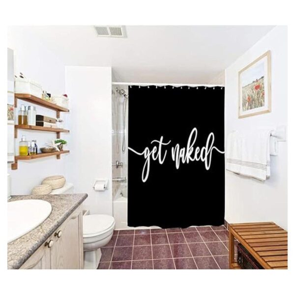 IcosaMro Get Naked Shower Curtain for Bathroom with Hooks_3