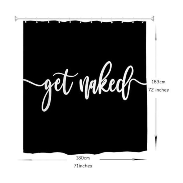 IcosaMro Get Naked Shower Curtain for Bathroom with Hooks_2