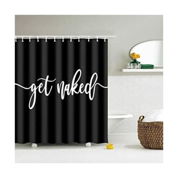 IcosaMro Get Naked Shower Curtain for Bathroom with Hooks_1