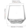 HyperSpace Vasos de whisky vasos de 12 onzas copas de_6