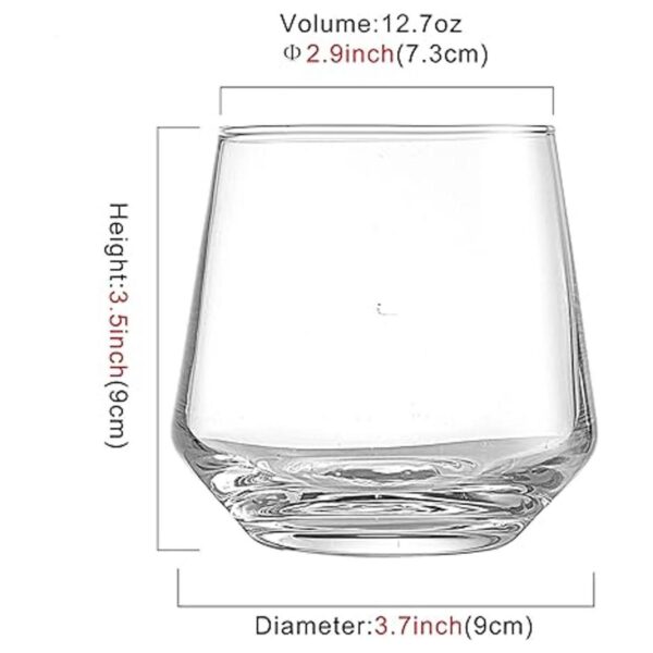 HyperSpace Vasos de whisky vasos de 12 onzas copas de_6