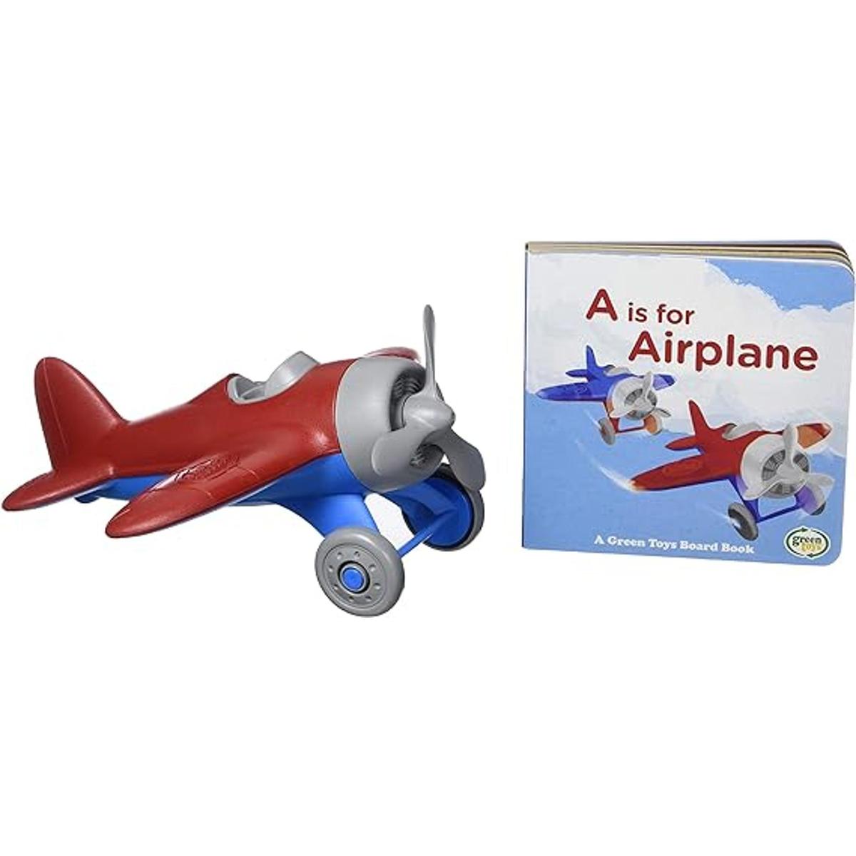 Green Toys Avión Board Book CB Pretend Play