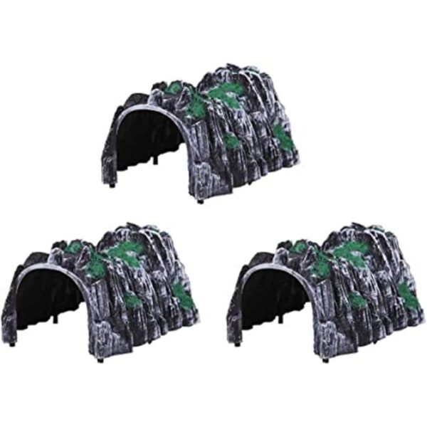 Toyvian 3pcs Modelo de tren de paisaje tren tren tren de_1