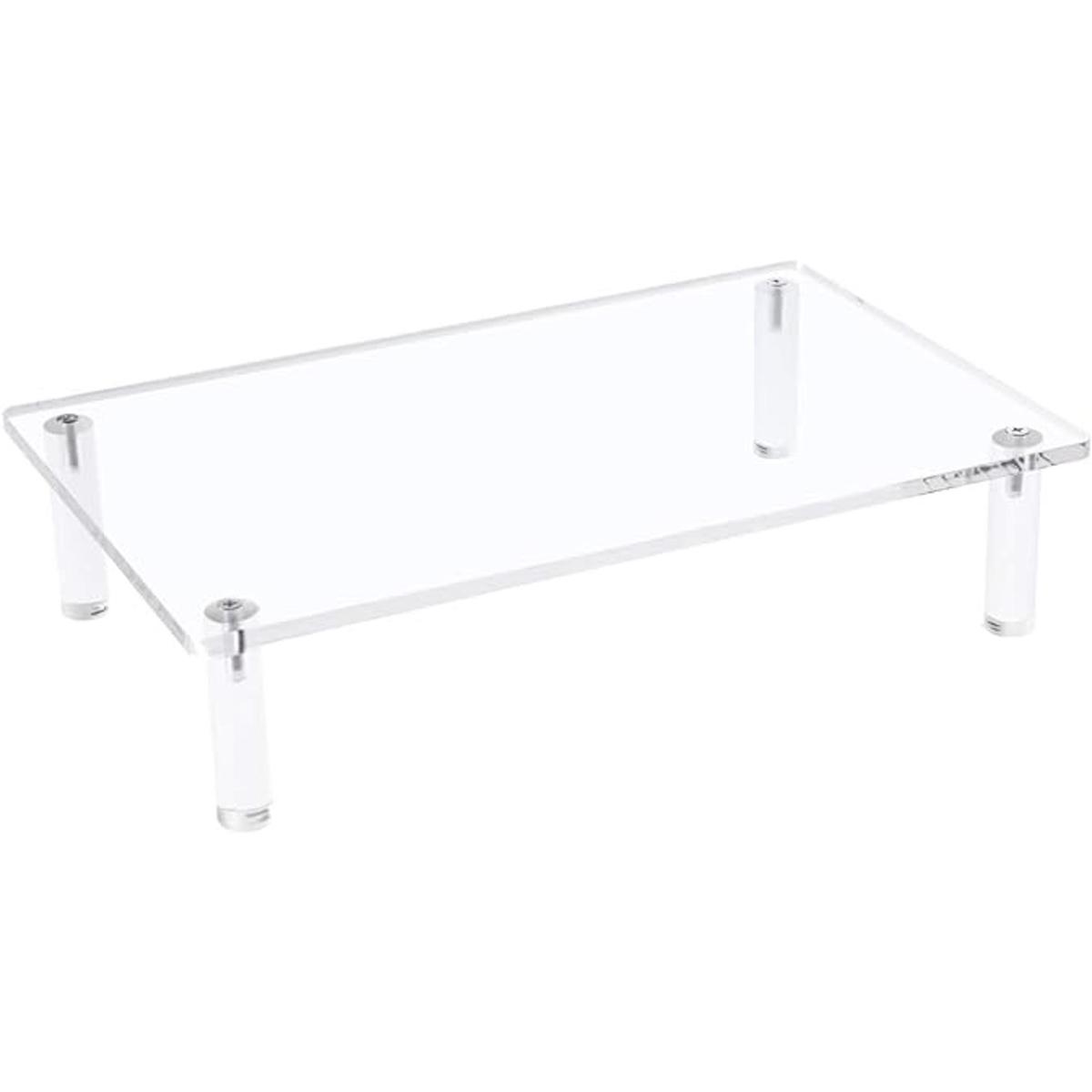 Sumerflos Soporte para monitor de acrílico transparente