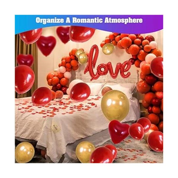 Kit de 50 globos de amor y globos de corazón y 2000_4
