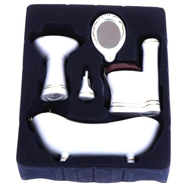 Juego de baño de porcelana en miniatura de 112 5 piezas