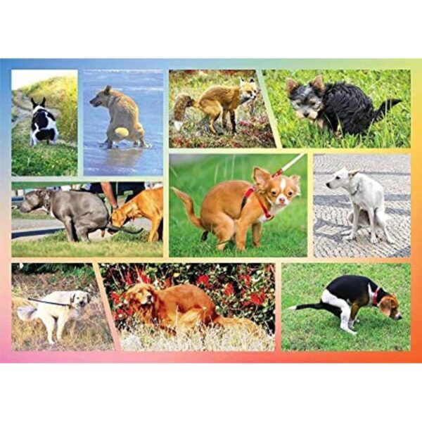 Pooping Dogs 1000 Piece Dog Puzzles for s Funny Gift Dog_1