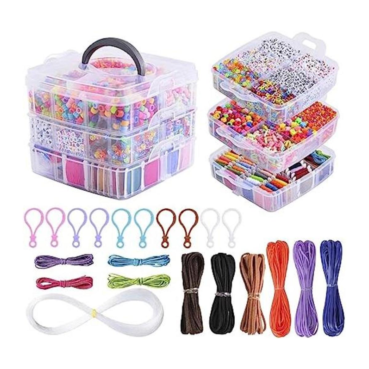 Peirich Kits de cuentas para hacer joyas incluye hilo de