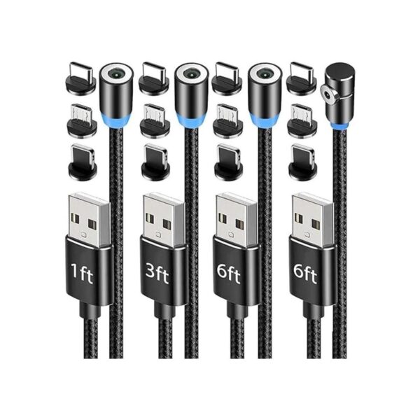 Terasako Paquete de 4 cables de carga magnéticos_1