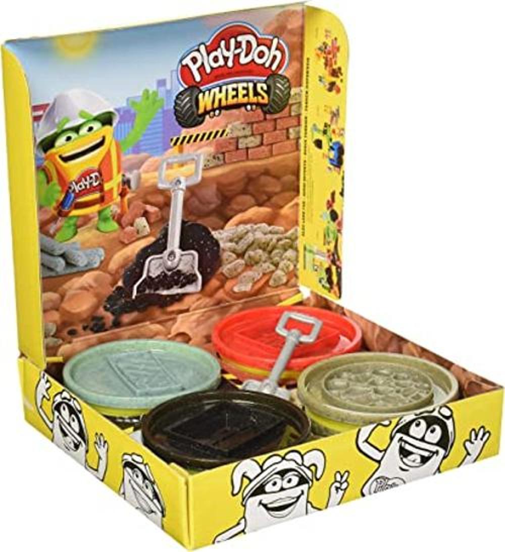 PlayDoh Lote de 4 botes extra grandes 4 colores no tóxicos