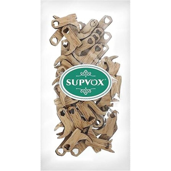 SUPVOX 100 piezas de recortes de madera sin terminar botas