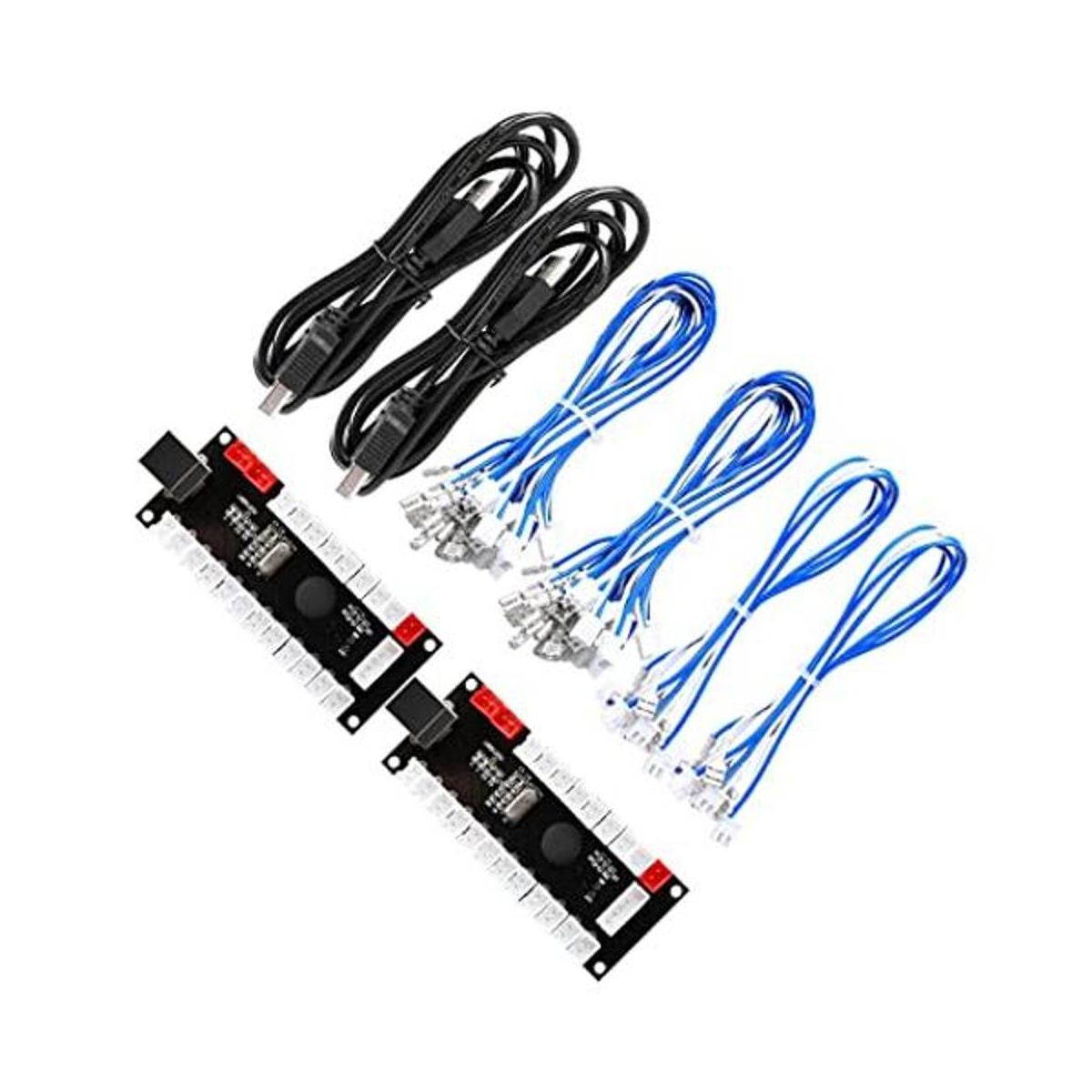 Guwarry 2 jugadores Zero retardo USB Encoder PC a HAPP