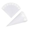 GWHOLE 100 piezas de confeti corazón pétalo cono para boda_3