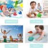 Jomyfant Juguetes de baño 8 paquetes de juguetes de goma_5
