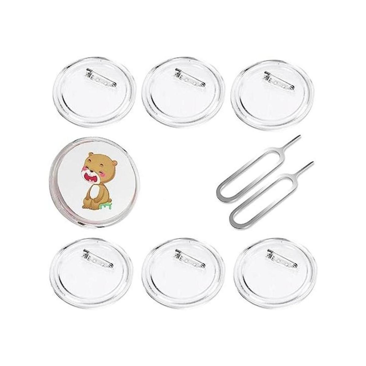 Paquete de 18 insignias de botón de 2.55 pulgadas con