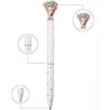 LONGKEY Bolígrafos de diamante de cristal grande para_5