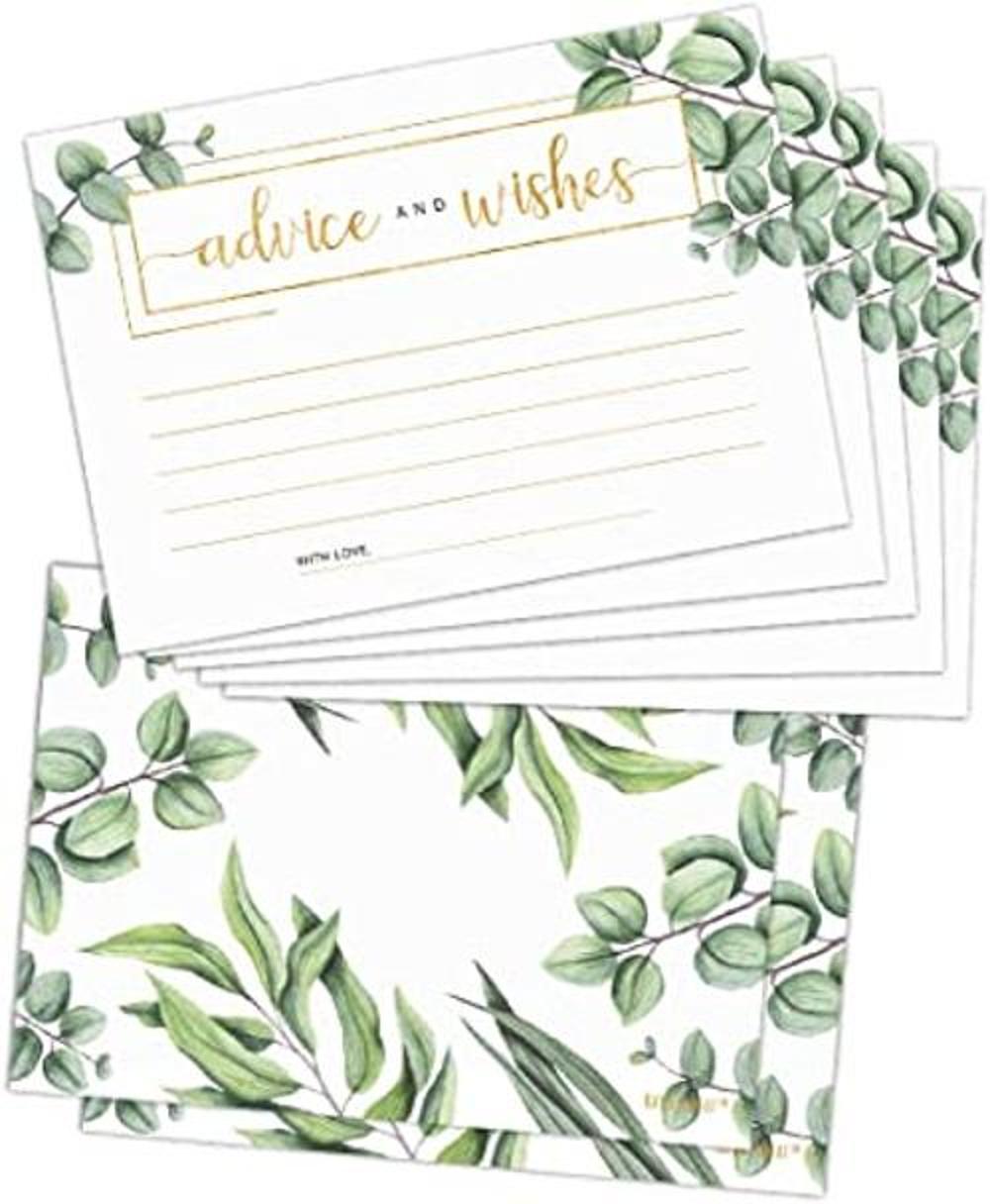 Juego de 50 tarjetas de consejos y deseos tarjetas de
