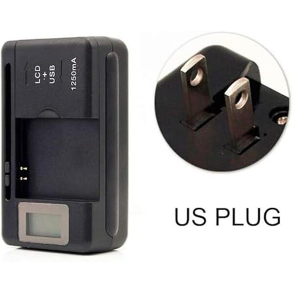 Cargador de batería LCD universal cargador de viaje para_3