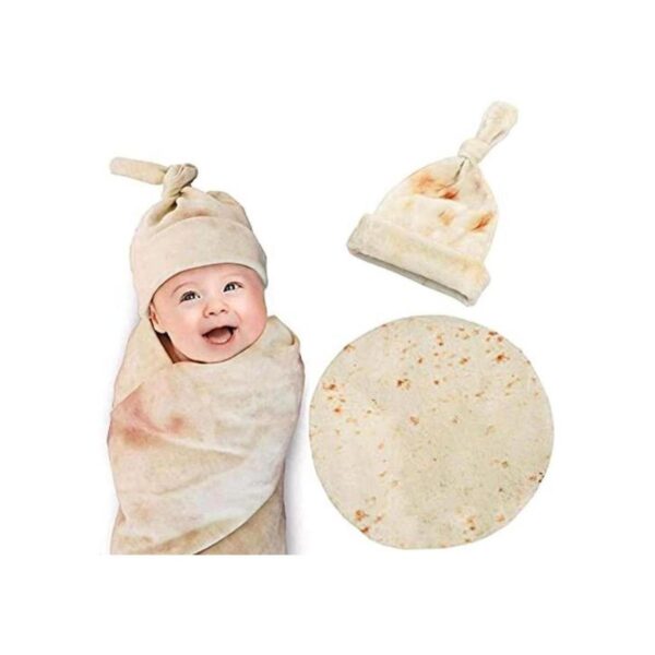 Burrito Manta para bebé divertida manta de tortilla