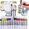 COLORFUL Kit de pintura para vidrios de manchas con 12_1