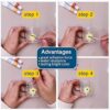 COLORFUL Kit de pintura para vidrios de manchas con 12_5
