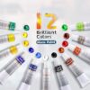 COLORFUL Kit de pintura para vidrios de manchas con 12_2