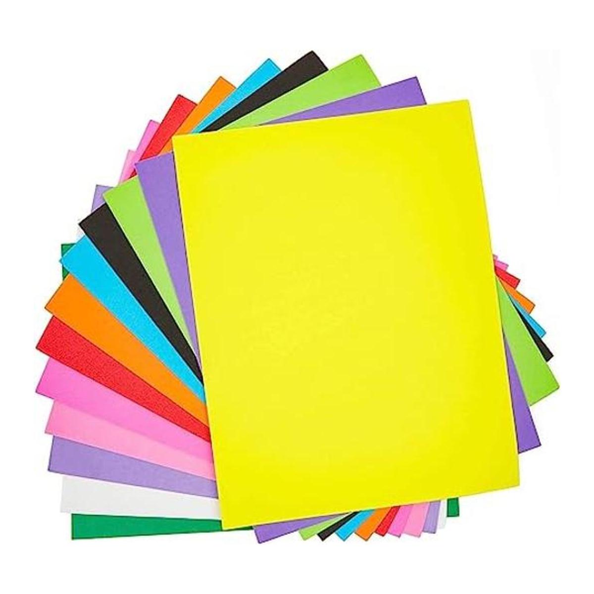 Hojas de espuma EVA para manualidades 12 colores 48