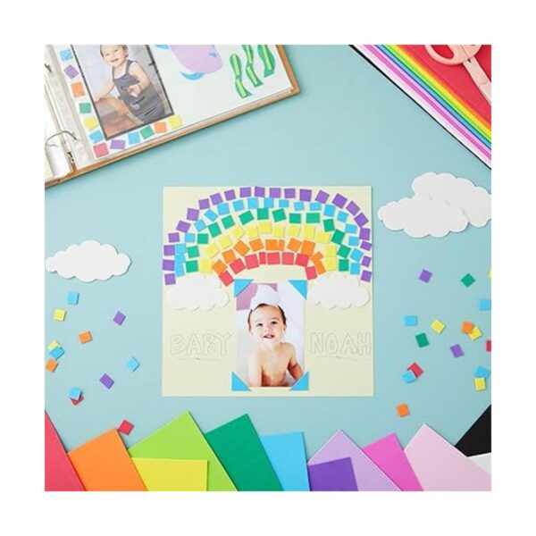 Hojas de espuma EVA para manualidades 12 colores 48