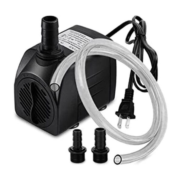 PULACO 400GPH Submersible Water Pump with 5 ft Tubing 25W_1