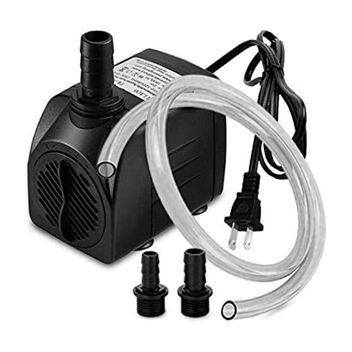 PULACO 400GPH Submersible Water Pump with 5 ft Tubing 25W