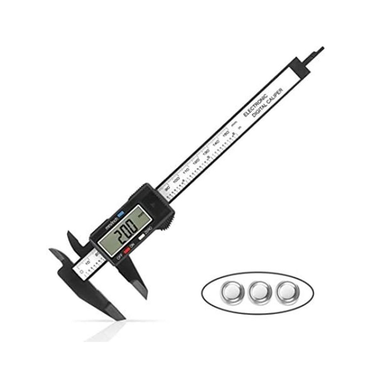 Calibrador digital calibrador de 0 a 6 pulgadas con