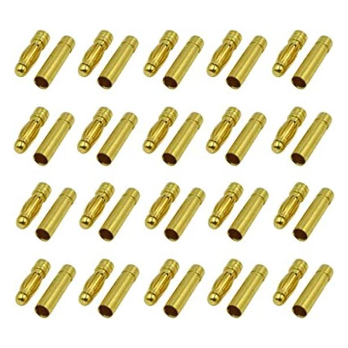 Hxchen Conector macho hembra de 0.118 in 20 pares