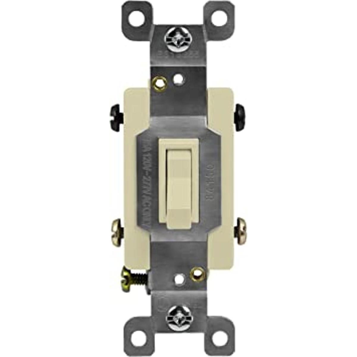ENERLITES Interruptor de luz de palanca de 4 vías cuatro