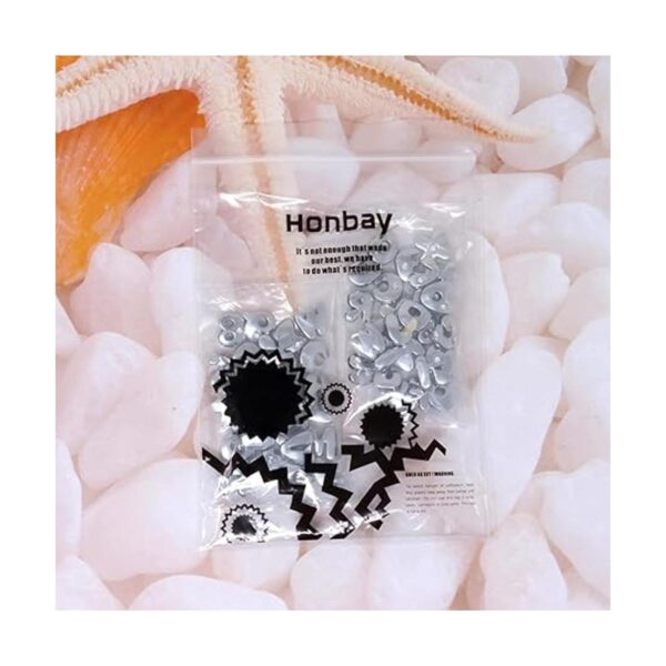 Honbay Pétalos de acrílico esmerilado de 0.591 x 0.551
