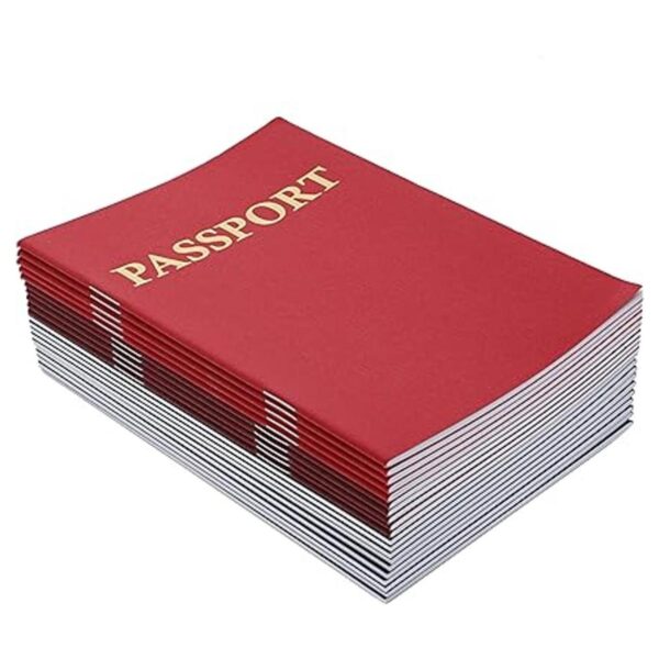 Juvale Pasaporte cuadernos Pack de 24 24 páginas 4_4