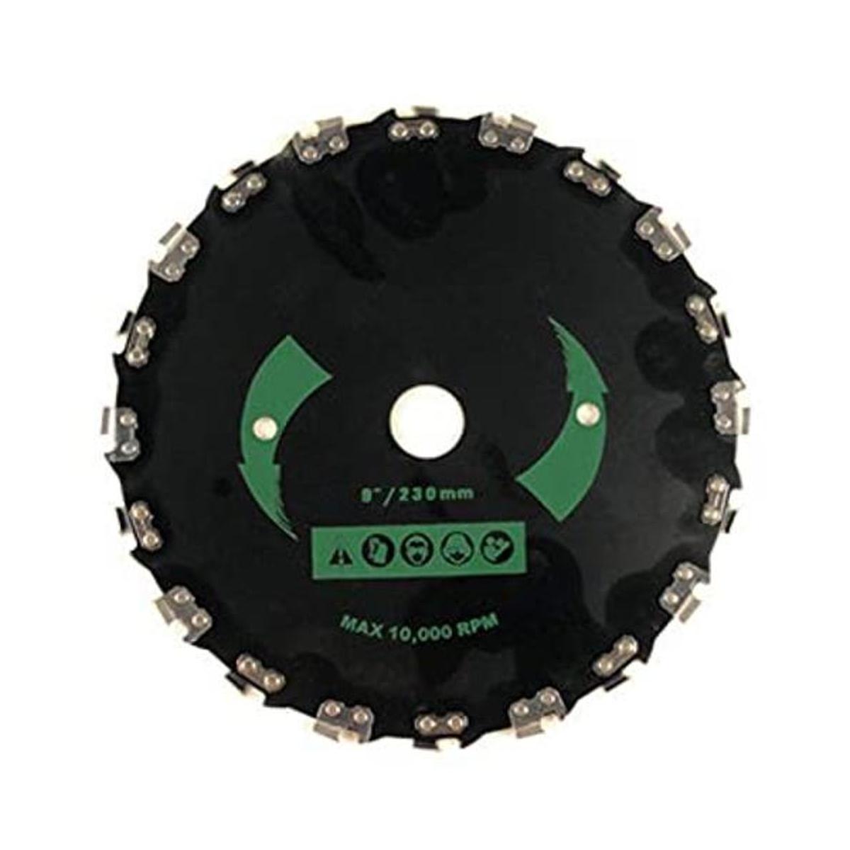 Liyyoo Cortador de cepillo para motosierra de dientes de