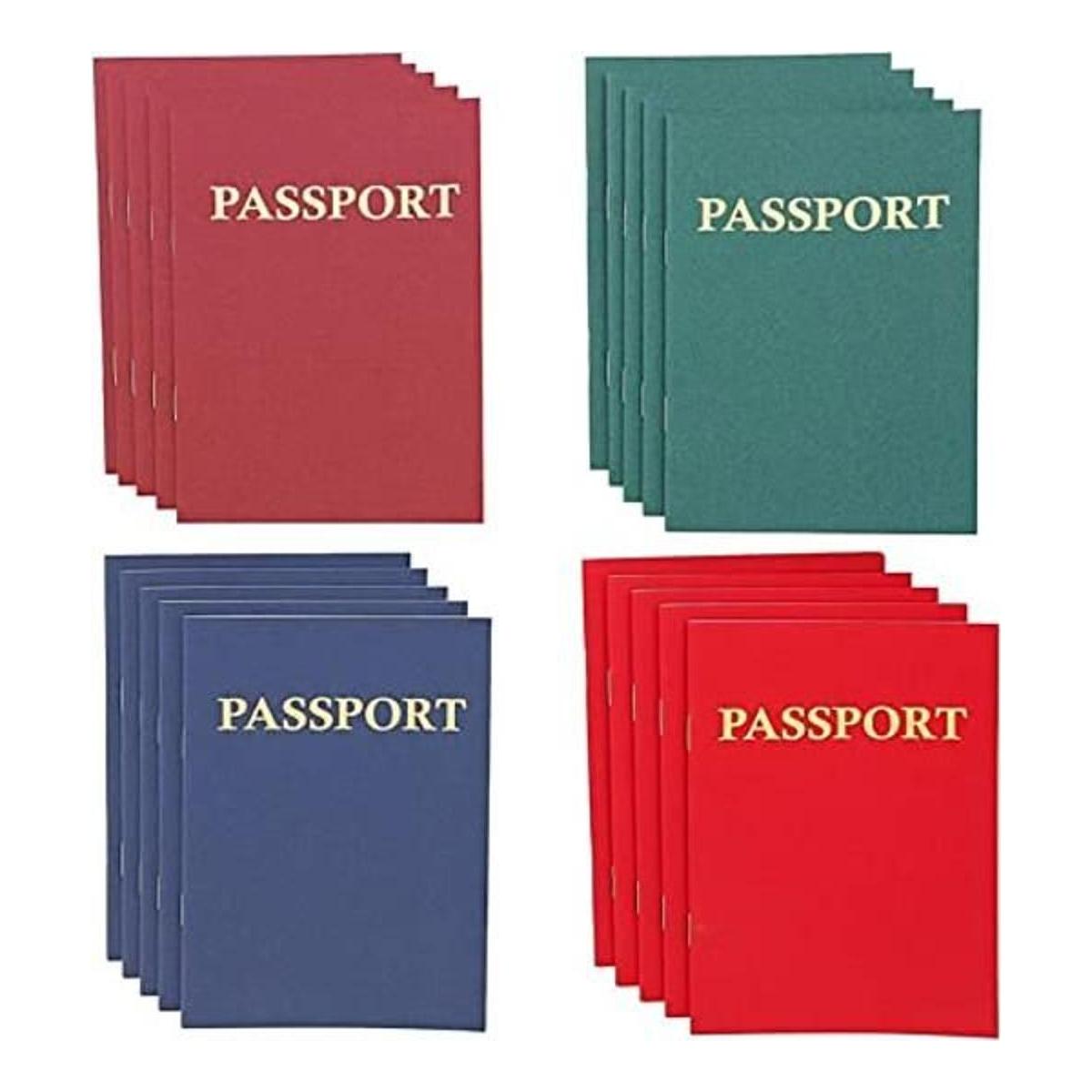Juvale Pasaporte cuadernos Pack de 24 24 páginas 4
