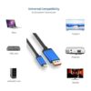 Cable 8K Mini DP a DisplayPort 1.4 de 3 pies BolAAzuL_3