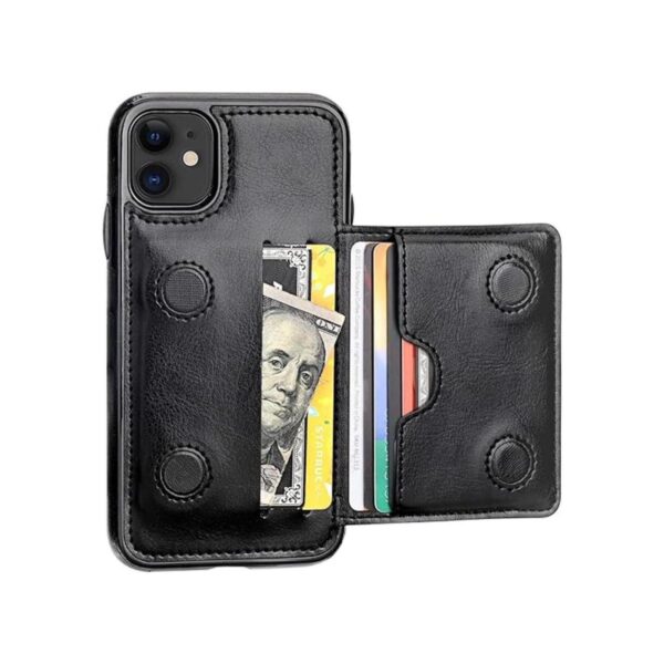 KIHUWEY Funda tipo cartera para iPhone 11 soporte para_1