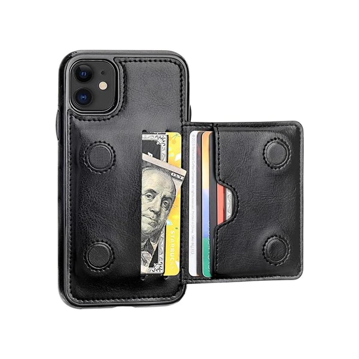 KIHUWEY Funda tipo cartera para iPhone 11 soporte para