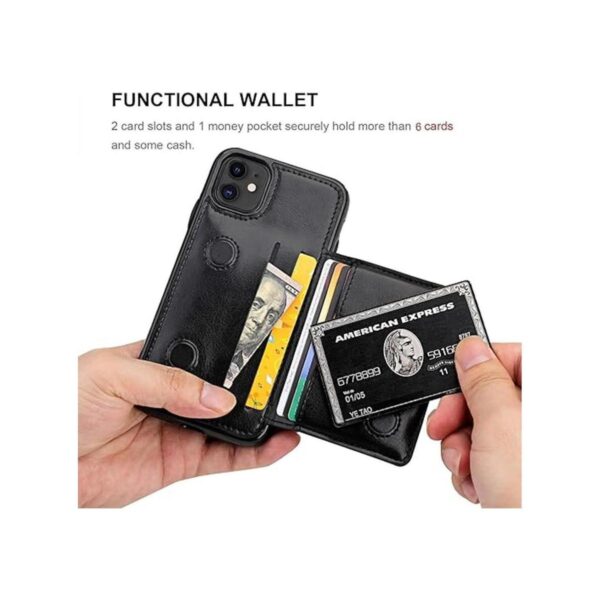 KIHUWEY Funda tipo cartera para iPhone 11 soporte para_4
