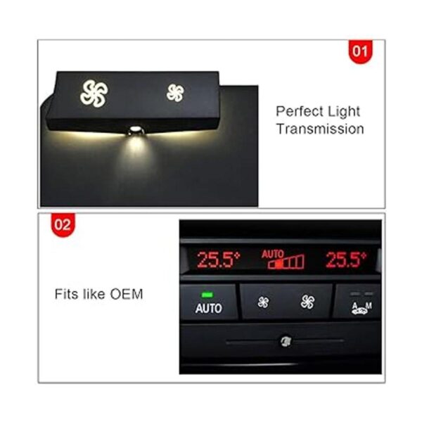 Jaronx Para BMW AC Panel de control de clima de repuesto_3