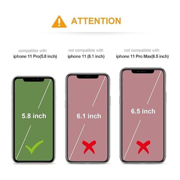 KIHUWEY Funda tipo cartera para iPhone 11 Pro soporte de_2