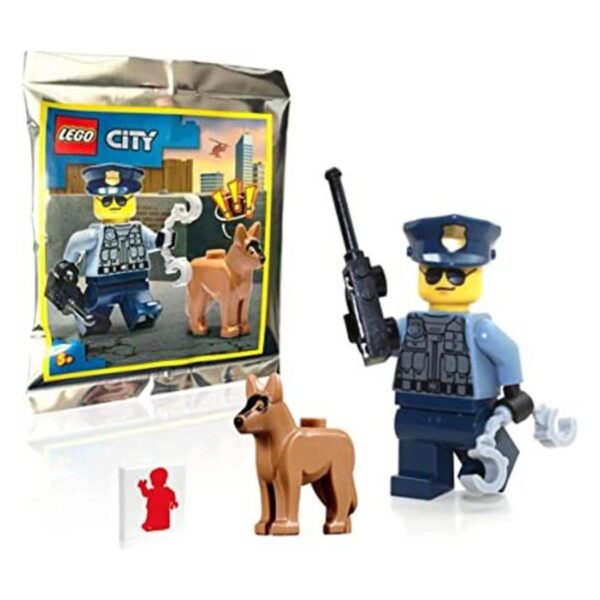 LEGO City Mountain Police Minifigure Jefe de policía con_1