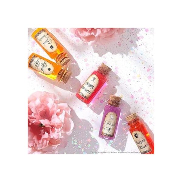 Magic Season Decorative Glass Bottles 24 Pcs wCork_6