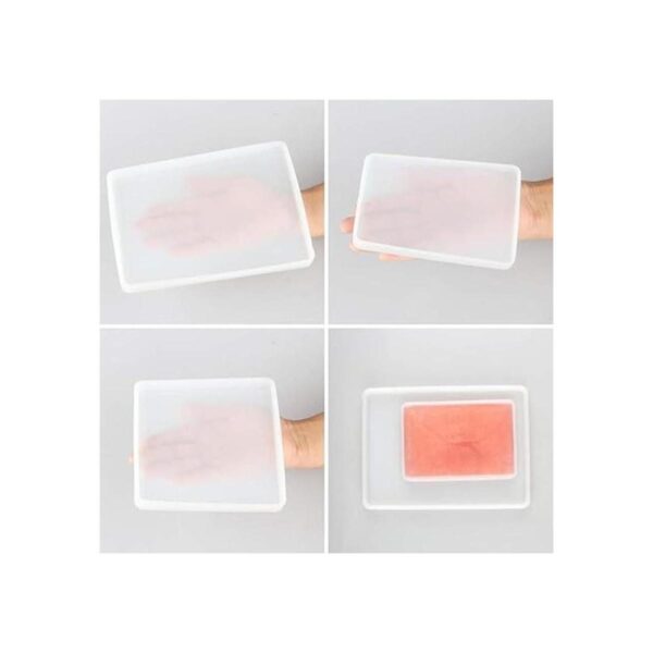 Pack de 7 moldes de resina de silicona grande para álbum_5