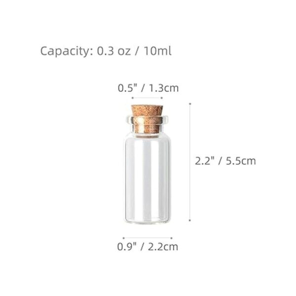 Magic Season Decorative Glass Bottles 24 Pcs wCork_2