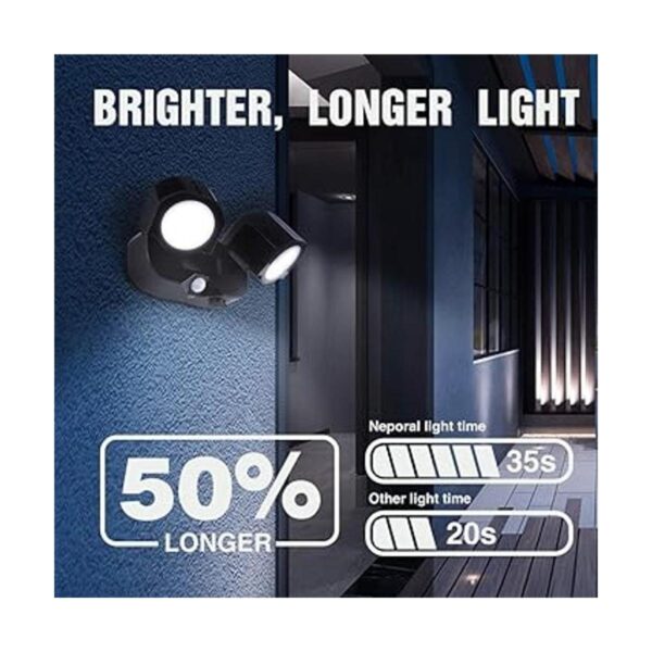 Luz de seguridad COB con sensor de movimiento al aire_6