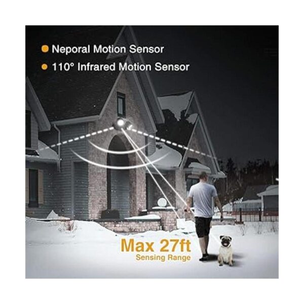 Luz de seguridad COB con sensor de movimiento al aire_2